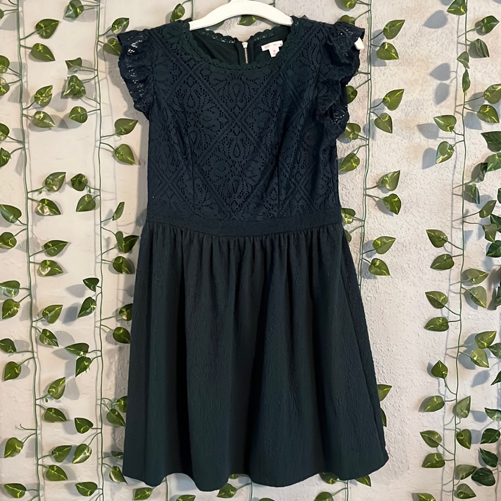 Xhilaration Hunter Green Dress, Size M